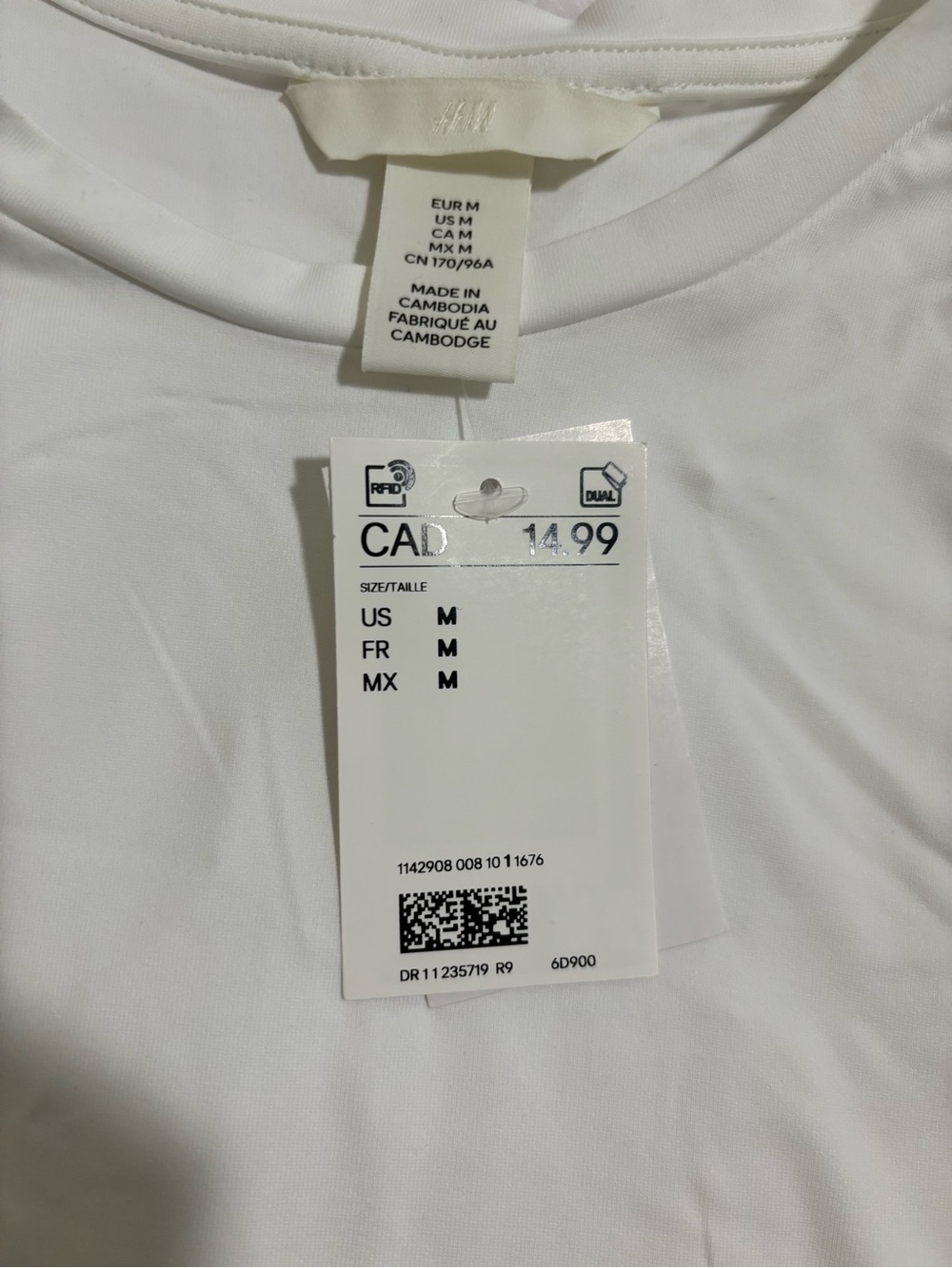 White H&M t-shirt - Picture 3 of 4